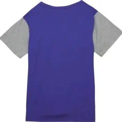 Men Mitchell & Ness T-Shirts & Tops-Color Blocked Ss Tee Milwaukee Bucks