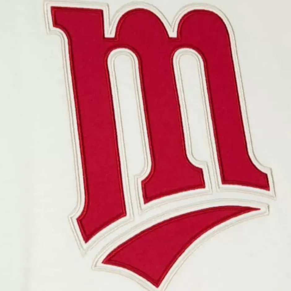 Men Mitchell & Ness T-Shirts & Tops-Color Blocked S/S Tee Minnesota Twins