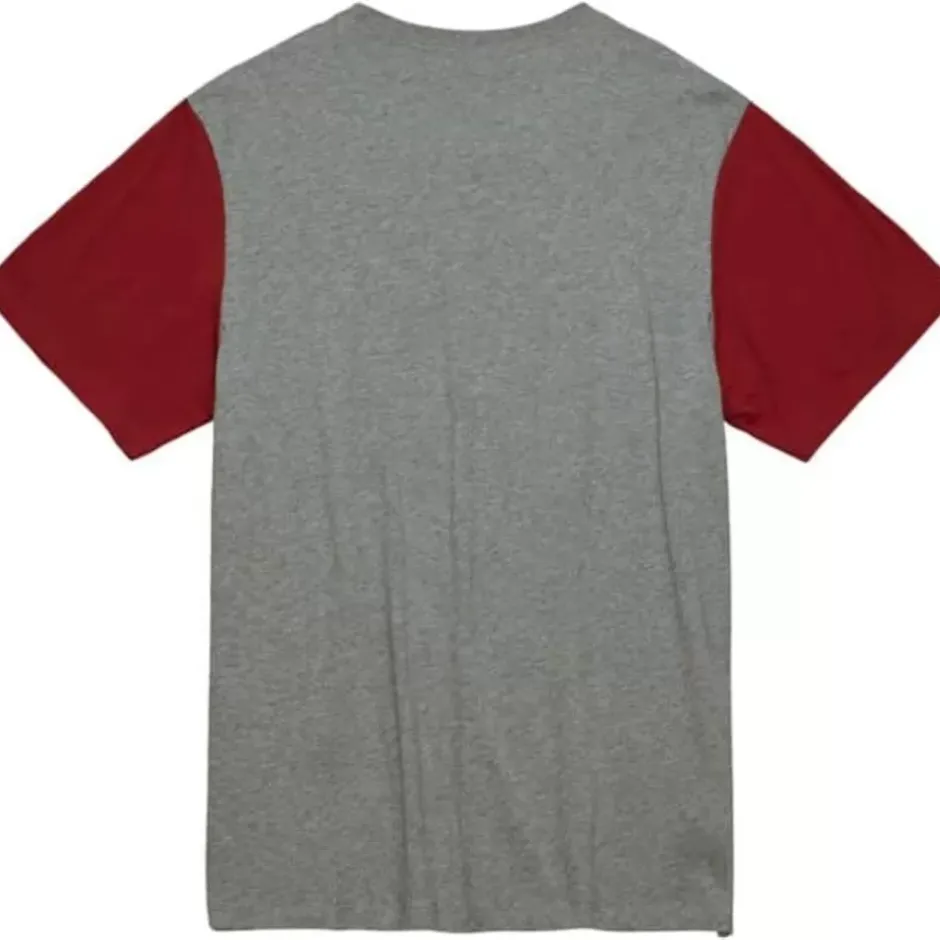 Men Mitchell & Ness T-Shirts & Tops-Color Blocked S/S Tee Morehouse College