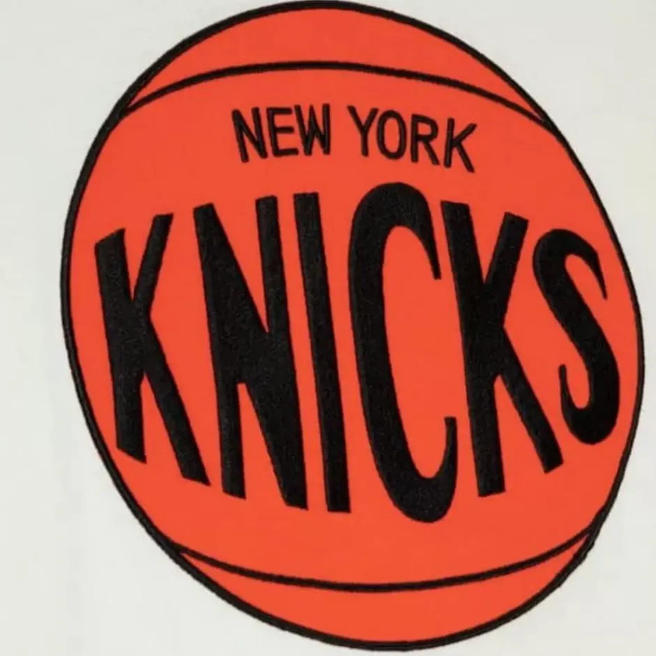 Men Mitchell & Ness T-Shirts & Tops-Color Blocked S/S Tee New York Knicks