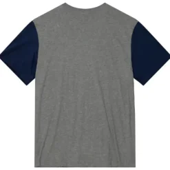 Men Mitchell & Ness T-Shirts & Tops-Color Blocked S/S Tee New Jersey Nets