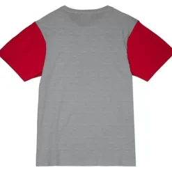 Men Mitchell & Ness T-Shirts & Tops-Color Blocked S/S Tee Ohio State