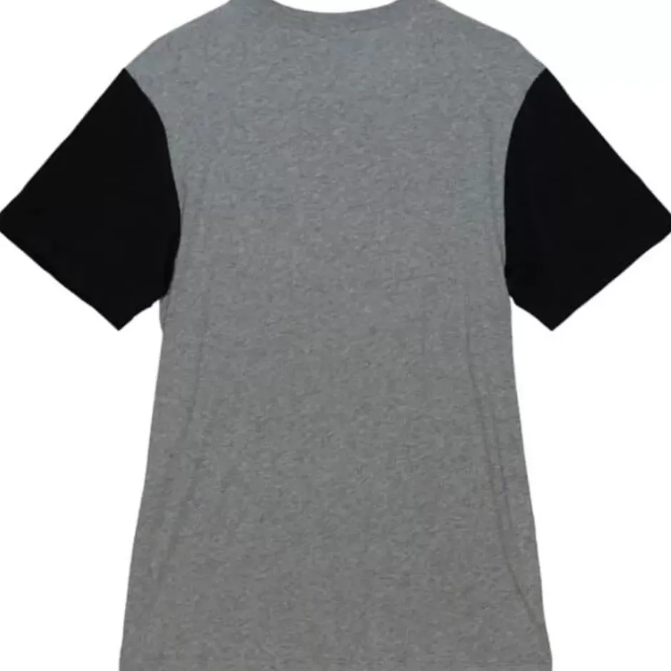 Men Mitchell & Ness T-Shirts & Tops-Color Blocked S/S Tee Philadelphia 76Ers