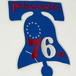 Men Mitchell & Ness T-Shirts & Tops-Color Blocked S/S Tee Philadelphia 76Ers