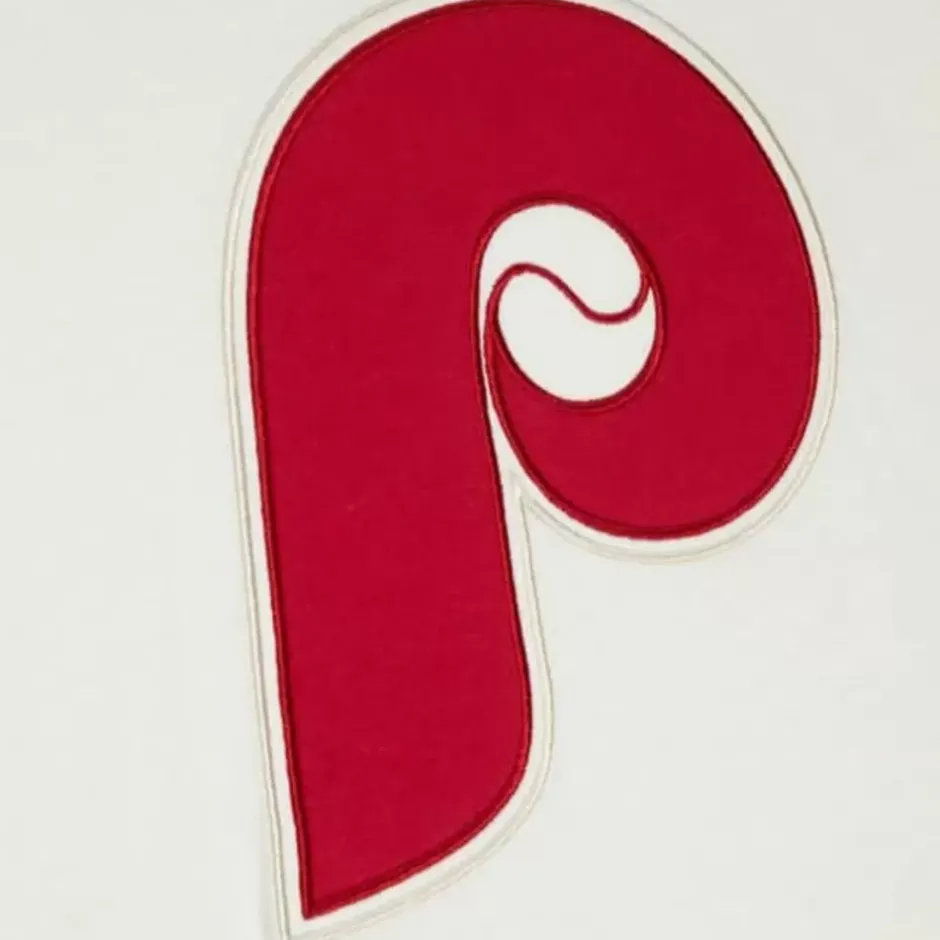 Men Mitchell & Ness T-Shirts & Tops-Color Blocked S/S Tee Philadelphia Phillies