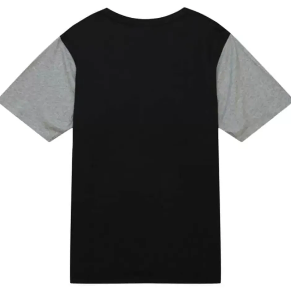 Men Mitchell & Ness T-Shirts & Tops-Color Blocked Ss Tee Philadelphia 76Ers