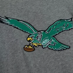 Men Mitchell & Ness T-Shirts & Tops-Color Blocked S/S Tee Philadelphia Eagles