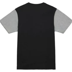 Men Mitchell & Ness T-Shirts & Tops-Color Blocked Ss Tee Pittsburgh Penguins