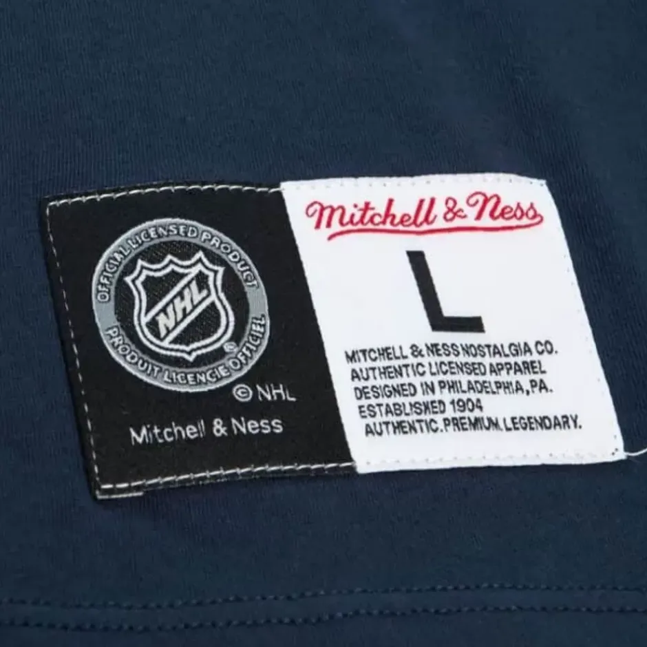 Men Mitchell & Ness T-Shirts & Tops-Color Blocked Ss Tee Seattle Kraken