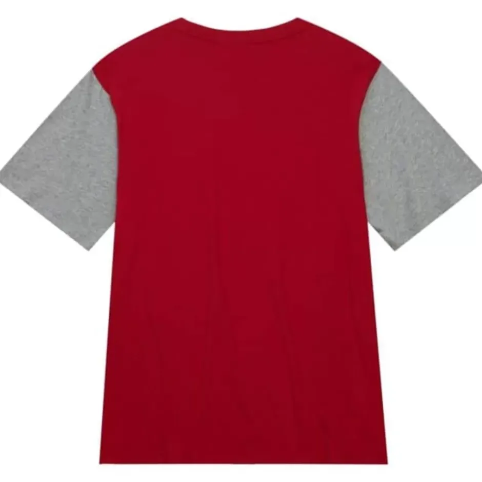 Men Mitchell & Ness T-Shirts & Tops-Color Blocked Ss Tee St. Louis Cardinals