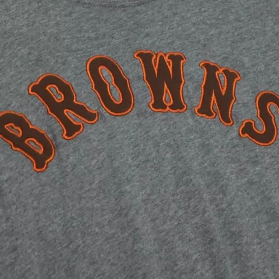 Men Mitchell & Ness T-Shirts & Tops-Color Blocked S/S Tee St. Louis Browns