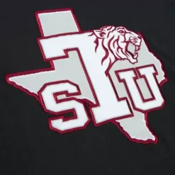Men Mitchell & Ness T-Shirts & Tops-Color Blocked Ss Tee Texas Southern University