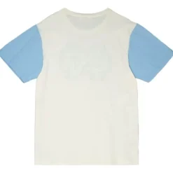Men Mitchell & Ness T-Shirts & Tops-Color Blocked S/S Tee University Of North Carolina