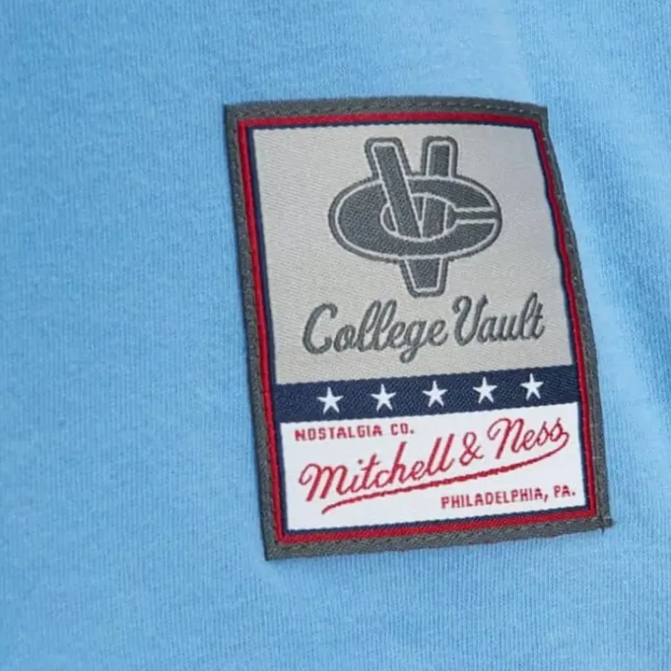 Men Mitchell & Ness T-Shirts & Tops-Color Blocked Ss Tee University Of North Carolina