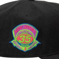 Mitchell & Ness Fitted-Color Bomb Fitted Hwc New Jersey Nets