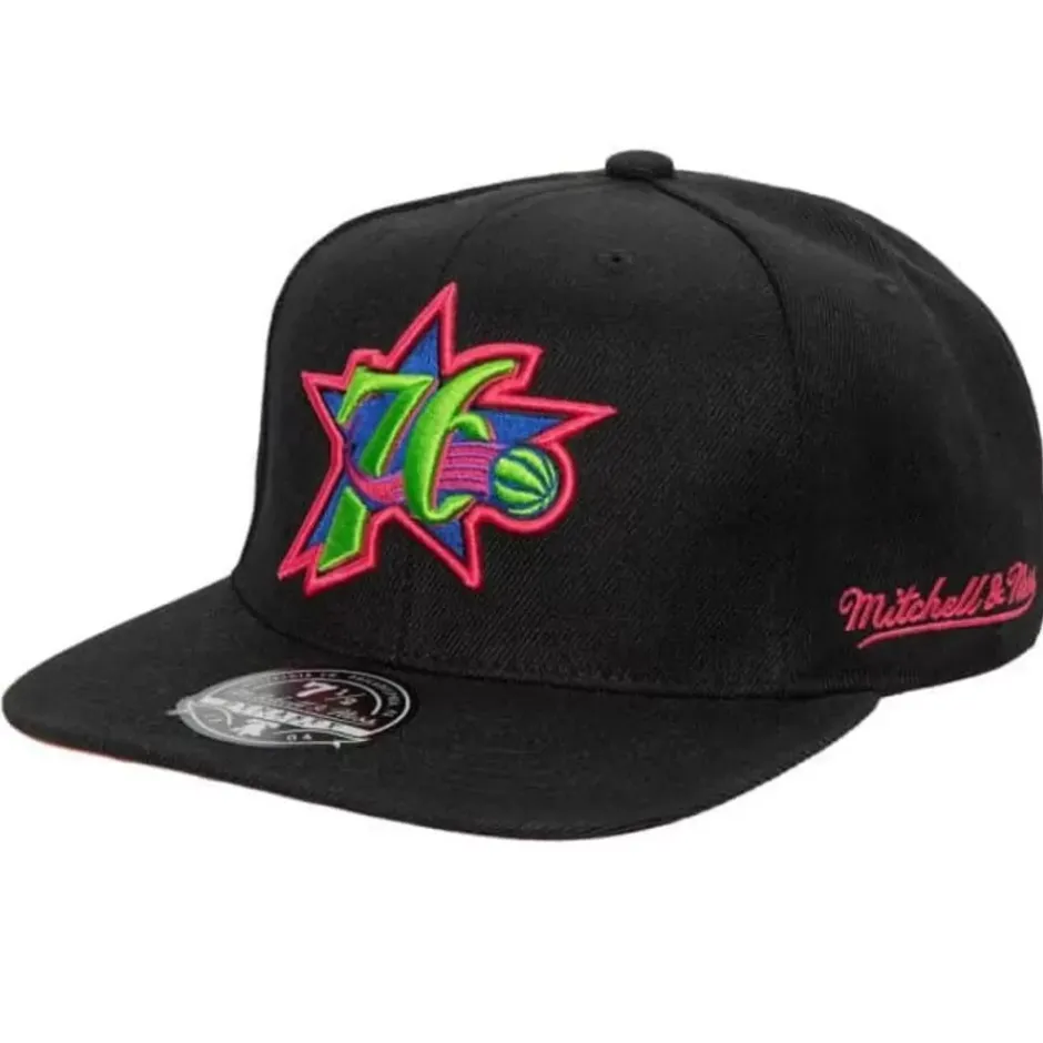 Mitchell & Ness Fitted-Color Bomb Fitted Hwc Philadelphia 76Ers