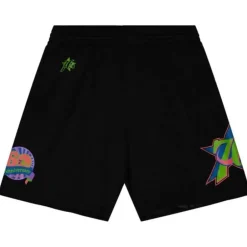 Men Mitchell & Ness Shorts-Color Bomb Shorts Philadelphia 76Ers
