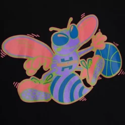Men Mitchell & Ness T-Shirts & Tops-Color Bomb Tee Charlotte Hornets