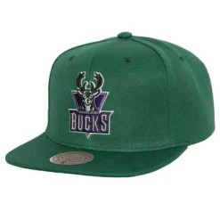 Mitchell & Ness Snapback-Conference Patch Snapback Hwc Milwaukee Bucks