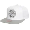 Mitchell & Ness Snapback-Cool Gray 7 Snapback Philadelphia 76Ers