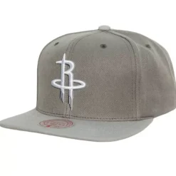 Mitchell & Ness Snapback-Cool Grey Snapback Houston Rockets