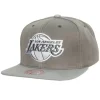 Mitchell & Ness Snapback-Cool Grey Snapback Los Angeles Lakers
