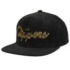 Mitchell & Ness Snapback-Cord Script Snapback Los Angeles Clippers