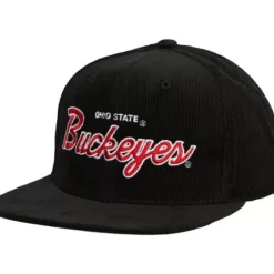 Mitchell & Ness Snapback-Cord Script Snapback Ohio State