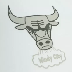 Men Mitchell & Ness Hoodies & Sweatshirts-Cream Hoodie Chicago Bulls