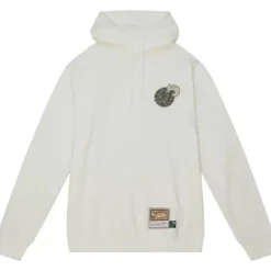 Men Mitchell & Ness Hoodies & Sweatshirts-Cream Hoodie Dallas Mavericks