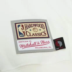 Men Mitchell & Ness Hoodies & Sweatshirts-Cream Hoodie Portland Trail Blazers