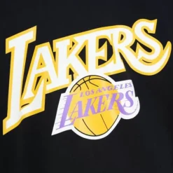 Men Mitchell & Ness Hoodies & Sweatshirts-Cream Hoody Los Angeles Lakers