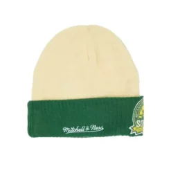 Mitchell & Ness Knit-Cream Side Patch Knit Hwc Seattle Supersonics