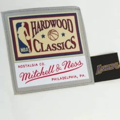 Men Mitchell & Ness T-Shirts & Tops-Cream Ss Tee Los Angeles Lakers