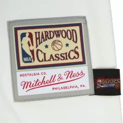 Men Mitchell & Ness T-Shirts & Tops-Cream Ss Tee Philadelphia 76Ers