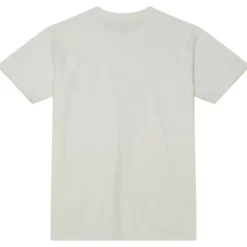 Men Mitchell & Ness T-Shirts & Tops-Cream Ss Tee Portland Trail Blazers