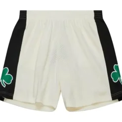 Men Mitchell & Ness Shorts-Cream Swingman Shorts Boston Celtics 2007