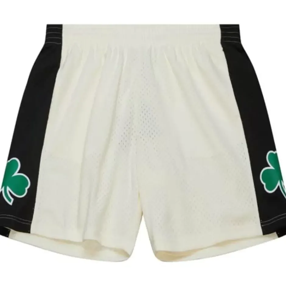 Men Mitchell & Ness Shorts-Cream Swingman Shorts Boston Celtics 2007