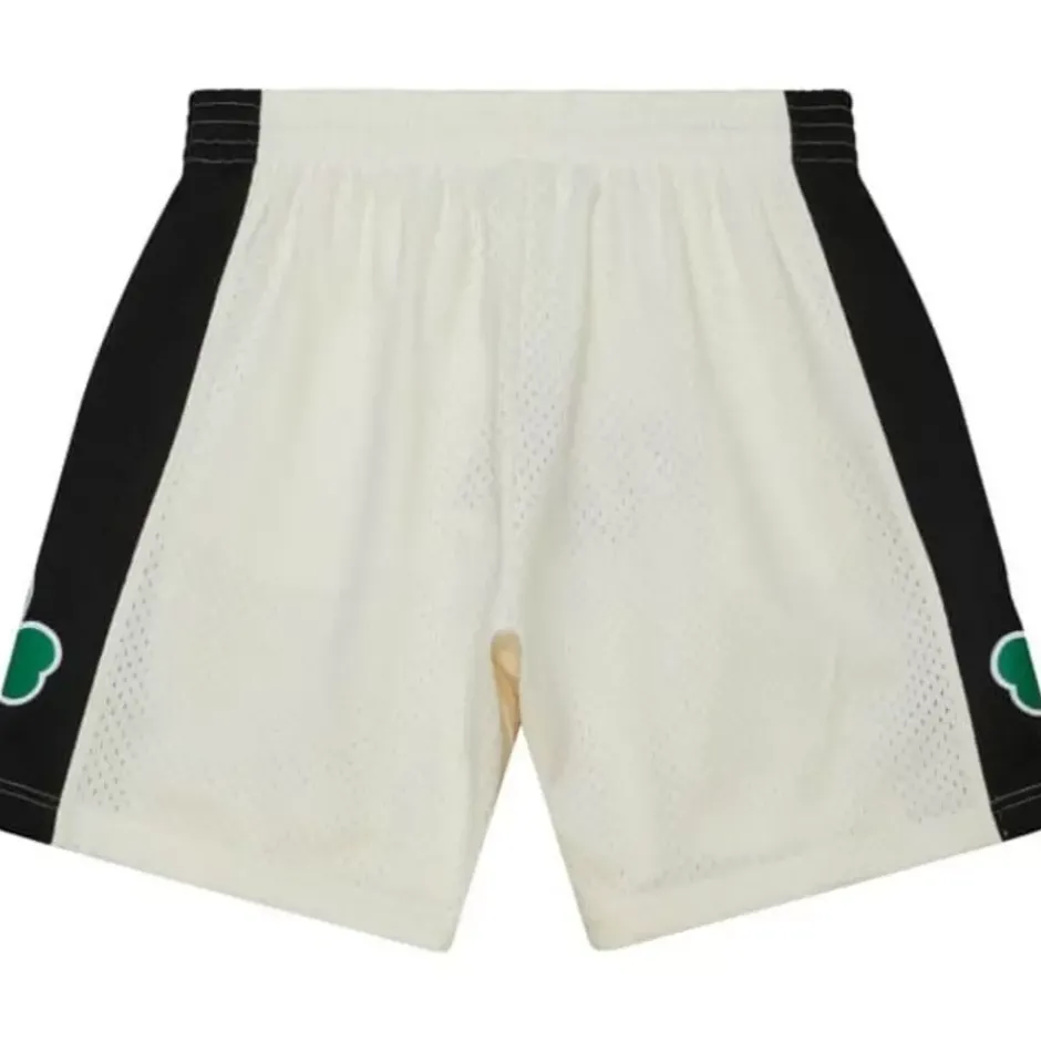 Men Mitchell & Ness Shorts-Cream Swingman Shorts Boston Celtics 2007