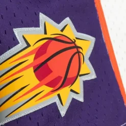 Men Mitchell & Ness Shorts-Cream Swingman Shorts Phoenix Suns 2001