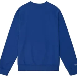 Men Mitchell & Ness Hoodies & Sweatshirts-Crest Crew New England Patriots