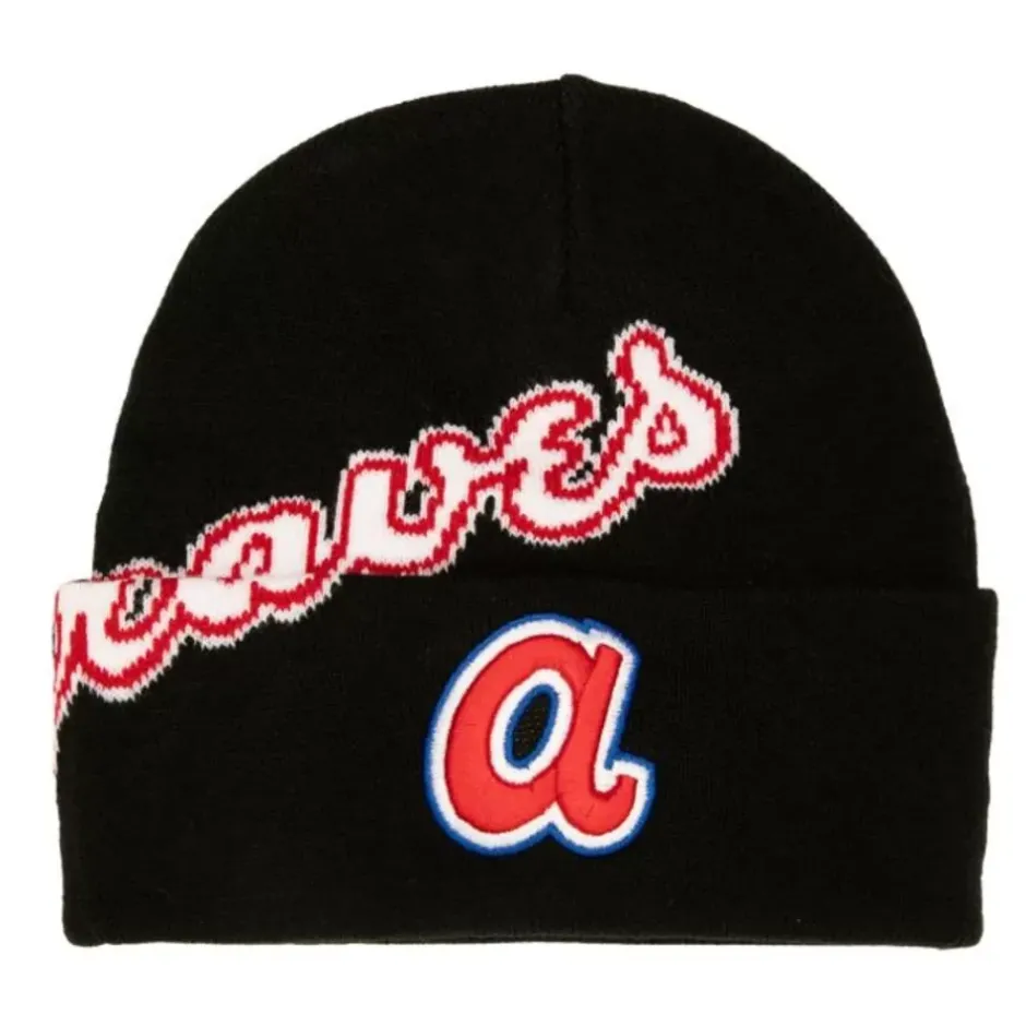 Mitchell & Ness Knit-Cricket Knit Coop Atlanta Braves