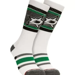 Woman Mitchell & Ness Accessories-Cross Bar Crew Socks Dallas Stars