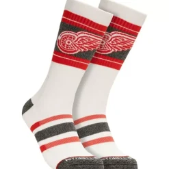 Woman Mitchell & Ness Accessories-Cross Bar Crew Socks Detroit Red Wings