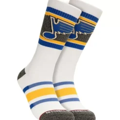 Woman Mitchell & Ness Accessories-Cross Bar Crew Socks St. Louis Blues