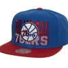 Mitchell & Ness Snapback-Cross Check Snapback Hwc Philadelphia 76Ers