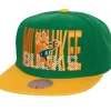 Mitchell & Ness Snapback-Cross Check Snapback Hwc Milwaukee Bucks