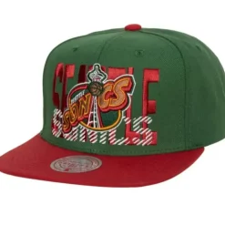 Mitchell & Ness Snapback-Cross Check Snapback Hwc Seattle Supersonics