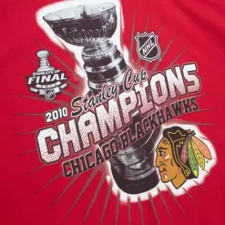 Men Mitchell & Ness T-Shirts & Tops-Cup Chase Tee Chicago Blackhawks