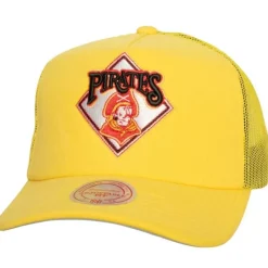 Mitchell & Ness Snapback-Curveball Trucker Coop Pittsburgh Pirates